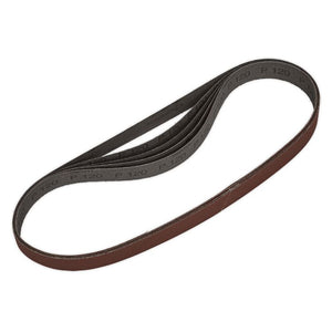 Sealey Sanding Belt 25 x 762mm 120Grit - Pack of 5