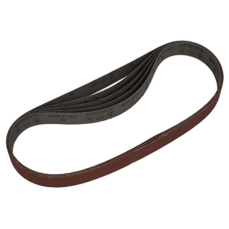 Sealey Sanding Belt 25 x 762mm 80Grit - Pack of 5