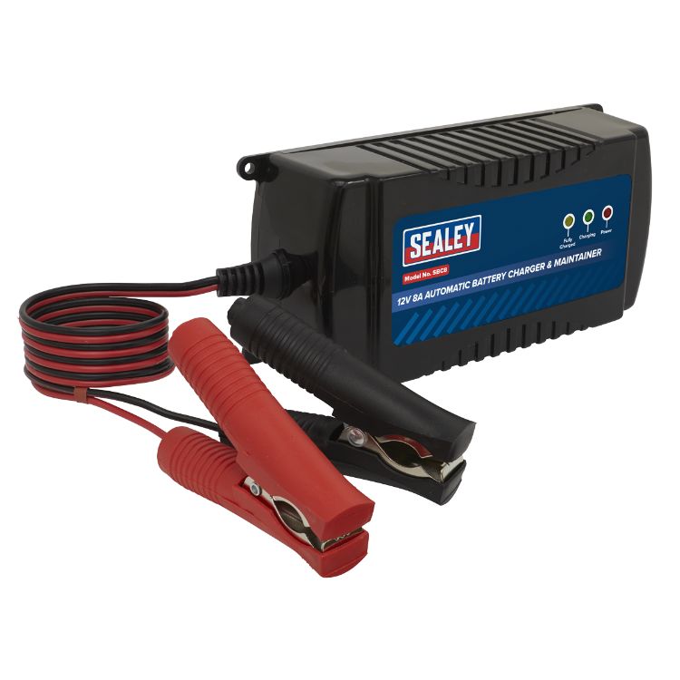 Sealey Battery Maintainer Charger 12V 8A Fully Automatic