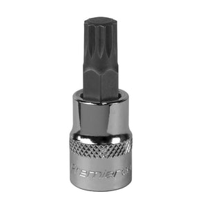 Sealey Spline Socket Bit M10 3/8" Sq Drive (Premier)