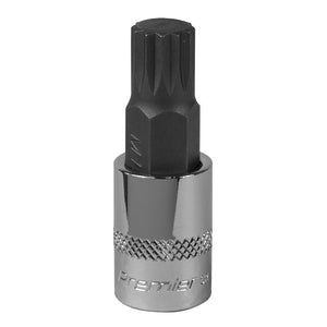 Sealey Spline Socket Bit M12 3/8" Sq Drive (Premier)