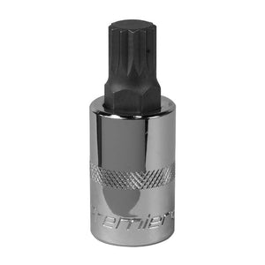 Sealey Spline Socket Bit M14 1/2" Sq Drive (Premier)