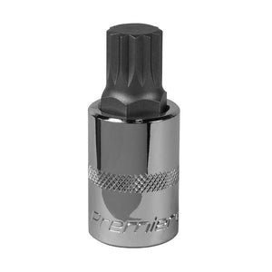 Sealey Spline Socket Bit M16 1/2" Sq Drive (Premier)