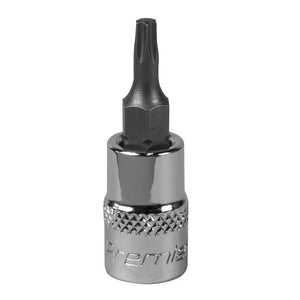 Sealey TRX-Star* Socket Bit T15 1/4" Sq Drive (Premier)