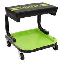 Load image into Gallery viewer, Sealey Mechanic&#39;s Utility Seat Deluxe - Hi-Vis Green
