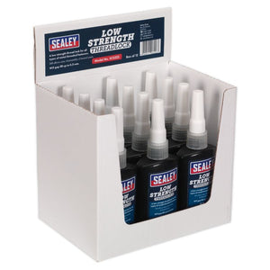 Sealey Thread Lock Low Strength 50ml - Pack of 12