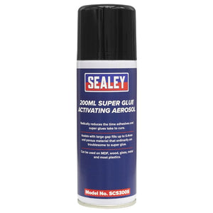 Sealey Super Glue Activating Aerosol 200ml