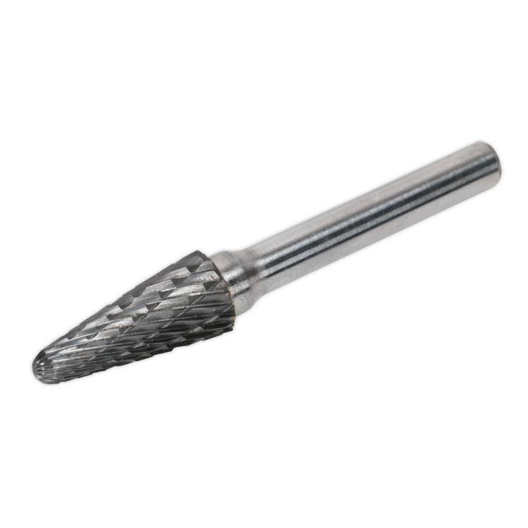 Sealey Tungsten Carbide Rotary Burr Conical Ball Nose 10mm