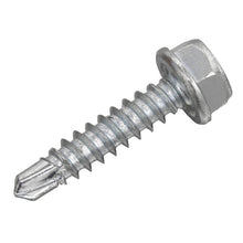 Load image into Gallery viewer, Sealey Self-Drilling Screw 4.2 x 19mm Hex Head Zinc - Pack of 100
