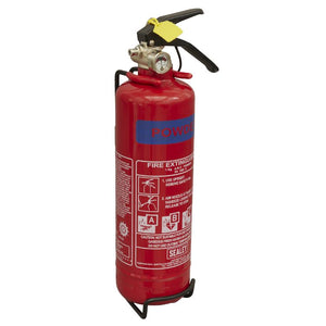 Sealey Fire Extinguisher 1kg Dry Powder