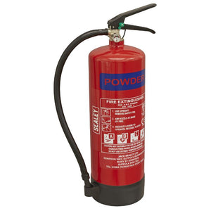 Sealey Fire Extinguisher 6kg Dry Powder