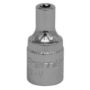 Sealey TRX-Star* Socket E4 1/4" Sq Drive (Premier)