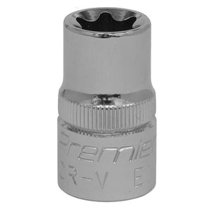 Sealey TRX-Star* Socket E18 1/2" Sq Drive (Premier)