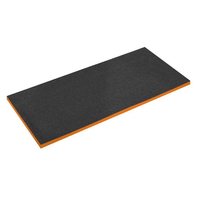 Sealey Easy Peel Shadow Foam Orange/Black 1200 x 550 x 30mm