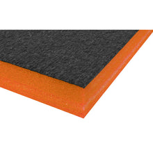 Load image into Gallery viewer, Sealey Easy Peel Shadow Foam Orange/Black 1200 x 550 x 50mm
