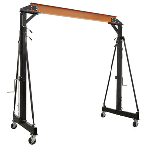 Sealey Portable Lifting Gantry Crane Adjustable 2 Tonne & Hoist Combo