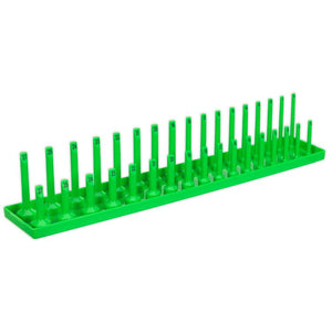 Sealey Socket Holder 1/2" Sq Drive 10-27mm - Hi-Vis Green (Premier)