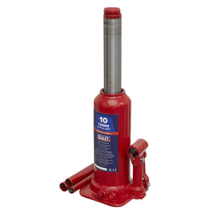 Sealey Bottle Jack 10 Tonne (Min/Max Height - 222/447mm)