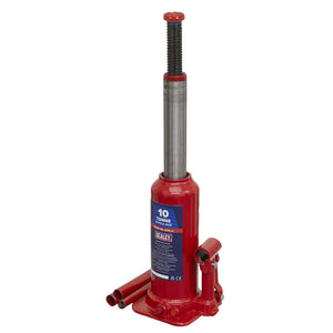 Sealey Bottle Jack 10 Tonne (Min/Max Height - 222/447mm)