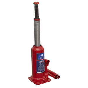 Sealey Bottle Jack 10 Tonne (Min/Max Height - 222/447mm)