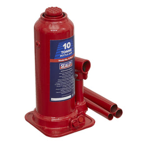 Sealey Bottle Jack 10 Tonne (Min/Max Height - 222/447mm)