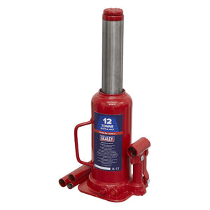 Sealey Bottle Jack 12 Tonne (Min/Max Height - 227/457mm)