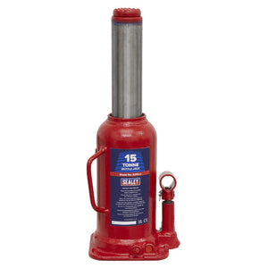 Sealey Bottle Jack 15 Tonne (Min/Max Height - 227/457mm)