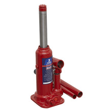 Load image into Gallery viewer, Sealey Bottle Jack 2 Tonne (Min/Max Height -168/316mm) (SJ2)
