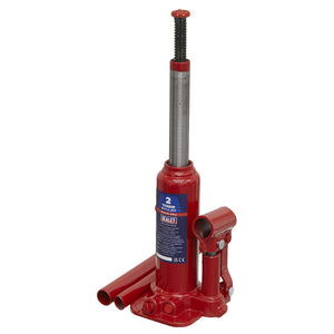 Sealey Bottle Jack 2 Tonne (Min/Max Height -168/316mm) (SJ2)