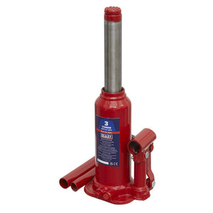 Sealey Bottle Jack 3 Tonne (Min/Max Height - 188/363mm)