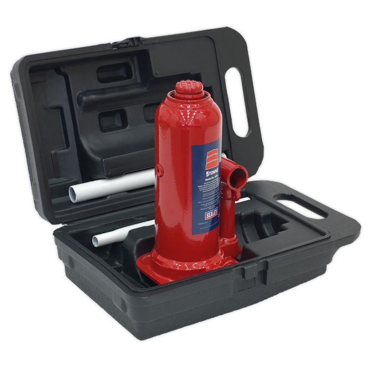 Sealey Bottle Jack 5 Tonne, Storage Case