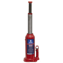 Load image into Gallery viewer, Sealey Bottle Jack 8 Tonne (Min/Max Height - 222/447mm) (SJ8)
