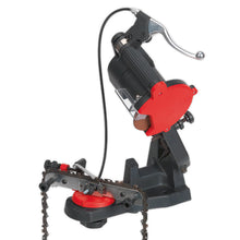 Load image into Gallery viewer, Sealey Chainsaw Blade Sharpener - Quick Locating 85W
