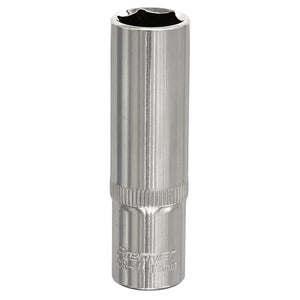 Sealey WallDrive Socket 13mm 3/8" Sq Drive - Deep, Fully Polished (Premier) - 6pt