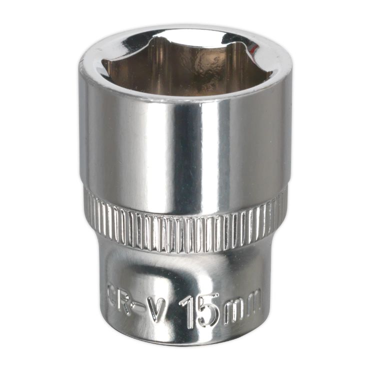 Sealey WallDrive Socket 15mm 3/8