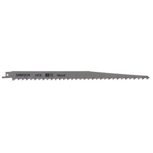 Sealey Reciprocating Saw Blade Pruning & Coarse Wood 300mm (12") 3tpi - Pack of 5