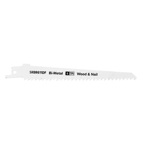 Sealey Reciprocating Saw Blade Wood & Nail 150mm (6") 6tpi - Pack of 5