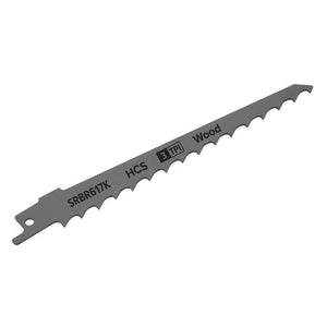 Sealey Reciprocating Saw Blade Pruning & Coarse Wood 150mm (6") 3tpi - Pack of 5