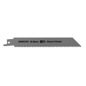 Sealey Reciprocating Saw Blade Wood & Plastics 150mm (6") 10tpi - Pack of 5