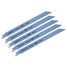 Load image into Gallery viewer, Sealey Reciprocating Saw Blade Metal 230mm (9&quot;) 24tpi - Pack of 5
