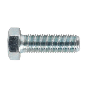 Sealey HT Zinc Setscrew DIN 933 - M16 x 50mm - Grade 8.8 - Pack of 10