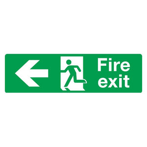 Sealey Safe Conditions Safety Sign - Fire Exit (Left)