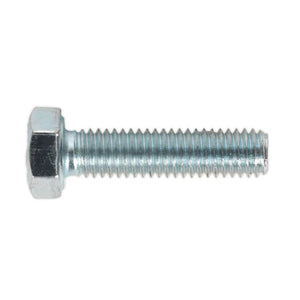 Sealey HT Zinc Setscrew DIN 933 - M5 x 20mm - Grade 8.8 - Pack of 50