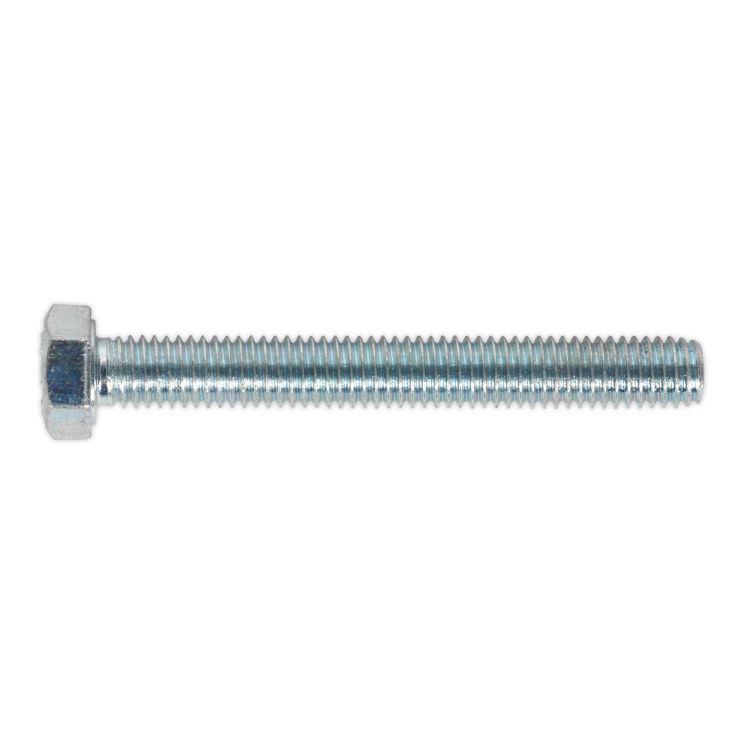 Sealey HT Zinc Setscrew DIN 933 - M5 x 40mm - Grade 8.8 - Pack of 50