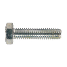 Load image into Gallery viewer, Sealey HT Zinc Setscrew DIN 933 - M6 x 25mm - Grade 8.8 - Pack of 50
