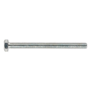 Sealey HT Zinc Setscrew DIN 933 - M6 x 75mm - Grade 8.8 - Pack of 50