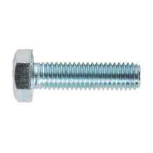 Load image into Gallery viewer, Sealey HT Zinc Setscrew DIN 933 - M8 x 30mm - Grade 8.8 - Pack of 50
