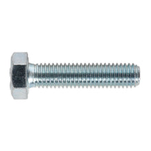 Load image into Gallery viewer, Sealey HT Zinc Setscrew DIN 933 - M8 x 35mm - Grade 8.8 - Pack of 50
