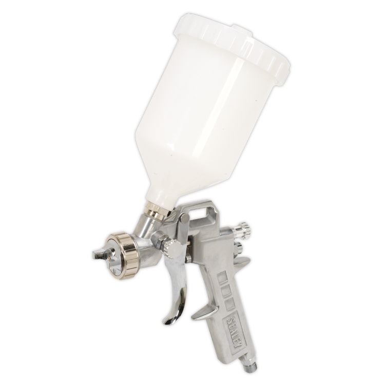 Sealey Spray Gun Gravity Feed - 1.8mm Set-Up (Adjustable Flow)