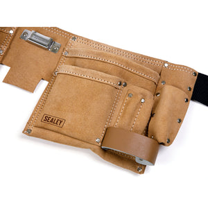 Sealey Double Pouch Leather Tool Belt